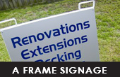 CLICK HERE FOR  A -FRAME SIGNAGE